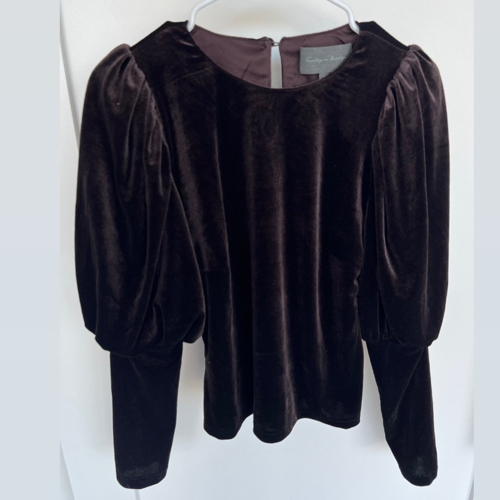 Anthropologie velvety top